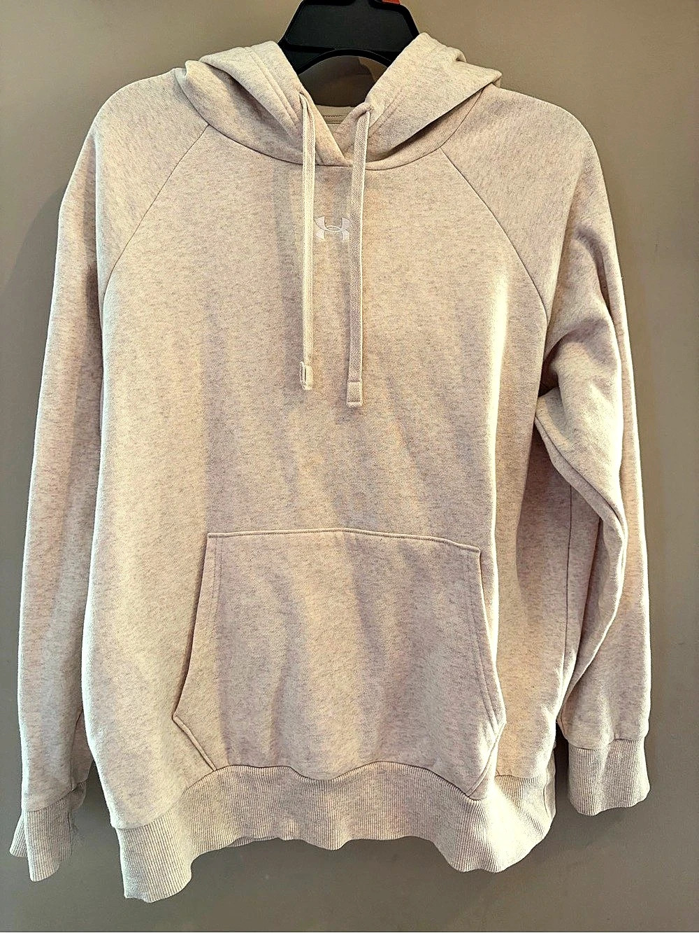 Under Armour Women’s Rival Fleece Hoodie Oatmeal Heather Large
